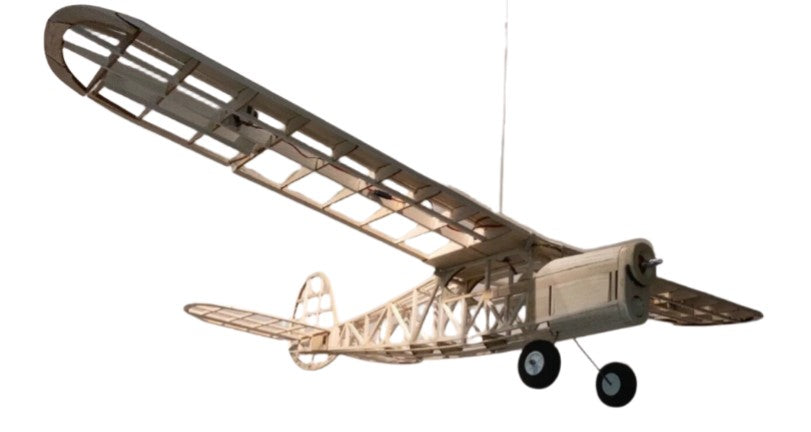 The Model Barn Buzzard Kit. A balsa and ply vintage style high wing model kit
