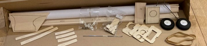 The Model Barn Slider Kit. A balsa and ply vintage style high wing model kit