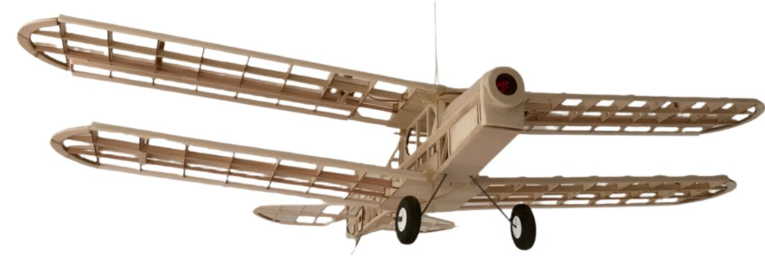 The Model Barn Spright Kit. A balsa and ply vintage style Bi-Plane wing model kit