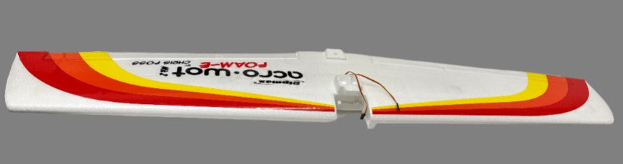 AcroWot Foam E Wing Set (With servos)-and decals (applied)