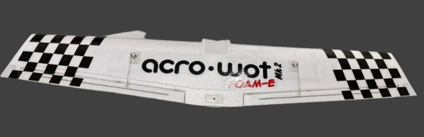 AcroWot Foam E Wing Set (With servos)-and decals (applied)