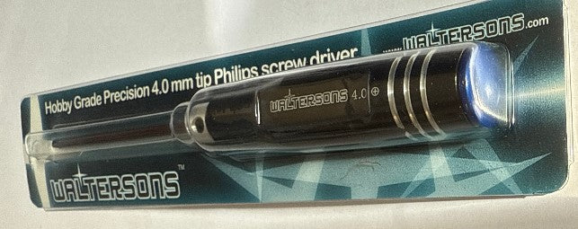 Waltersons High Grade Precision 4.0 mm Top Philips Screw Driver
