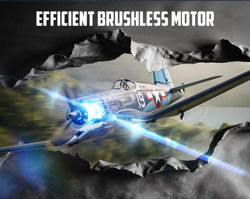 VOLANTEX F4U CORSAIR BLUE 4CH 500MM BRUSHLESS WITH GYRO RTF
