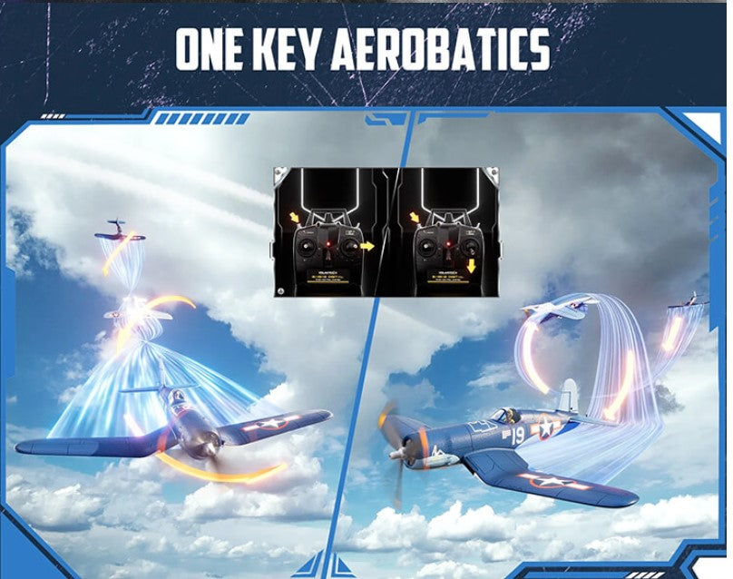 VOLANTEX F4U CORSAIR BLUE 4CH 500MM BRUSHLESS WITH GYRO RTF