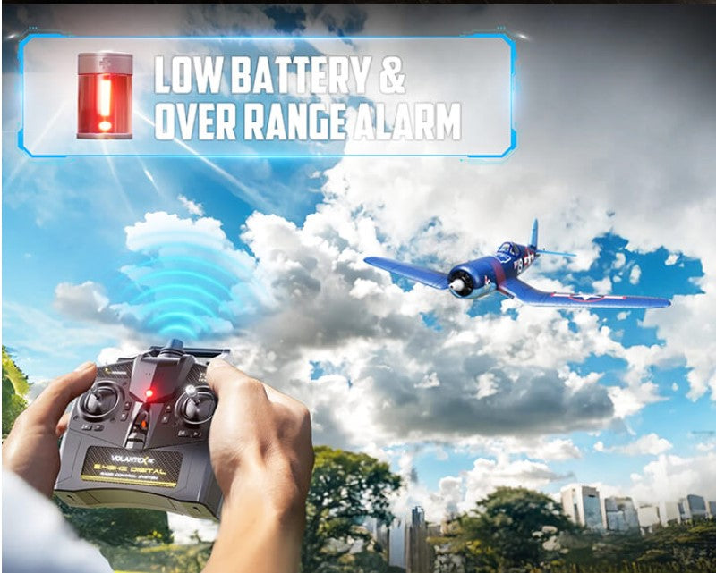 VOLANTEX F4U CORSAIR BLUE 4CH 500MM BRUSHLESS WITH GYRO RTF