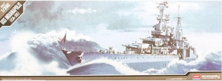 Academy 1/350 USS Indianapolis CA-35 kit 14107