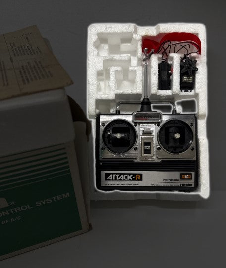 Futaba 2 Channel 27mhz Attack R Radio - SECOND HAND