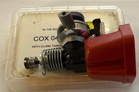 Cox 049 Dragonfly Engine with Tank and Muffler - SECOND HAND (Box 63)