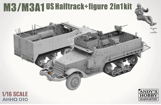 Andys Hobby Headquarters 1/16 M3/M3A1 US Half Truck Kit AHHQ-010