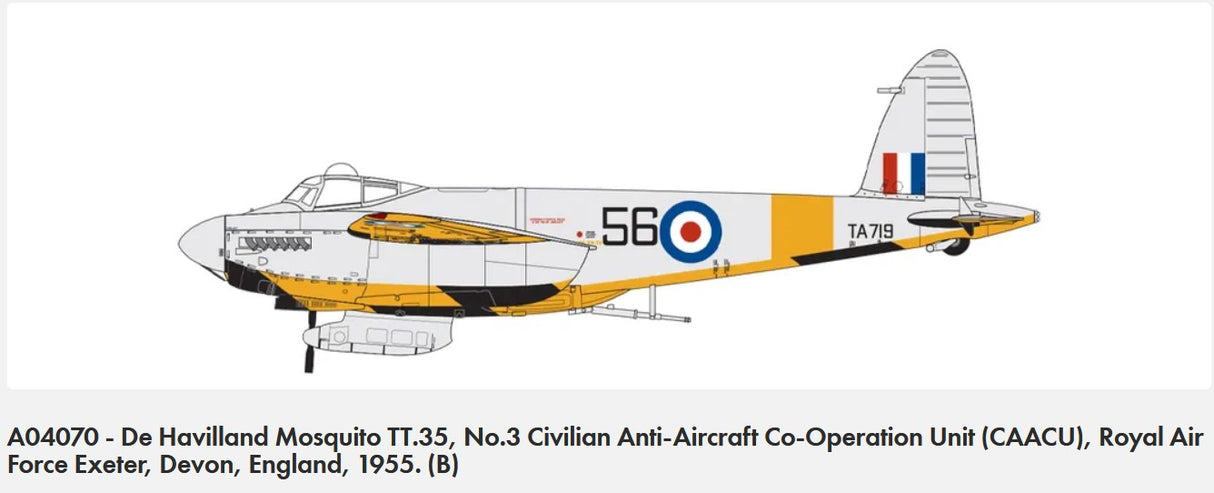 Airfix 1/72 De Havilland Mosquito B.XVI/B.35/TT35 Kit A04070