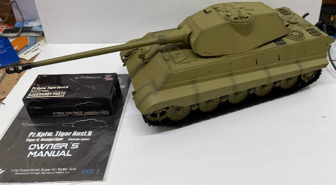 Waterstons 1/16 King Tiger Porsche Turret Version