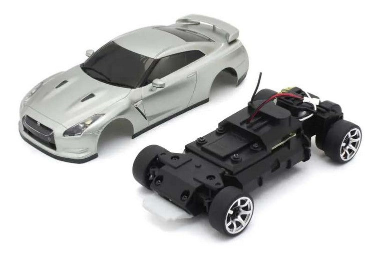 Kyosho First Mini-Z 1:28 Nissan GT-R R35 Silver Ready to Go