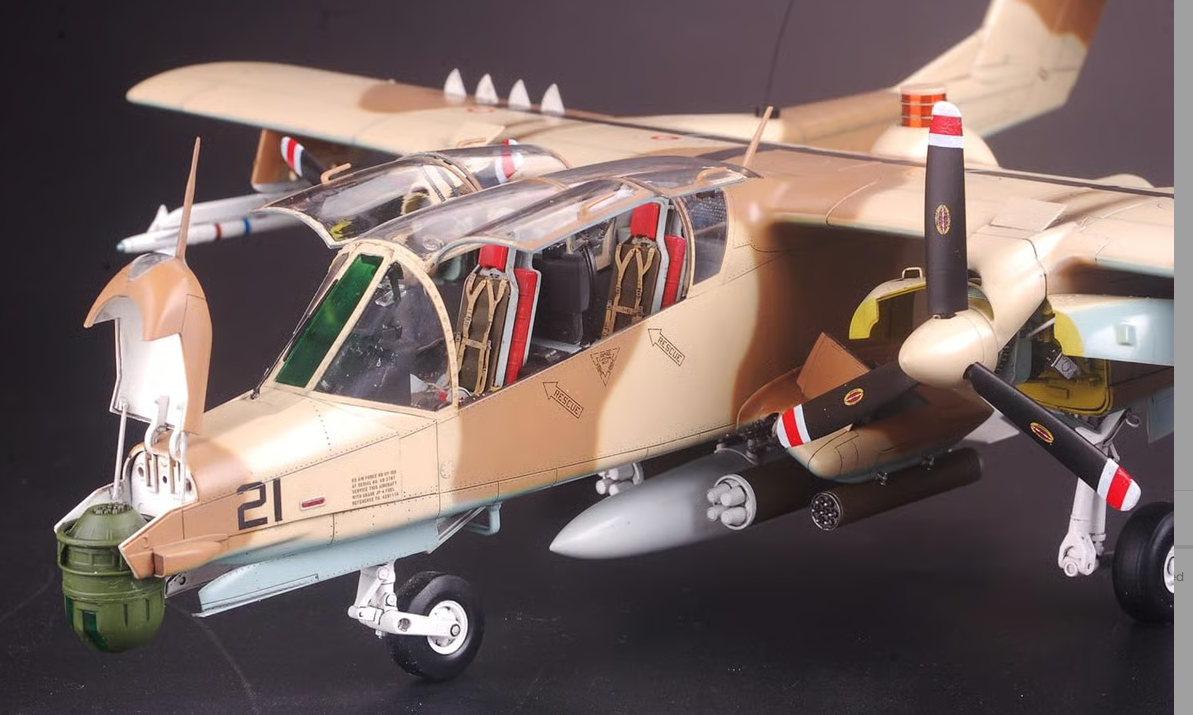 Kitty Hawk 1/32 OV-10D Bronco Model Kit KH32003