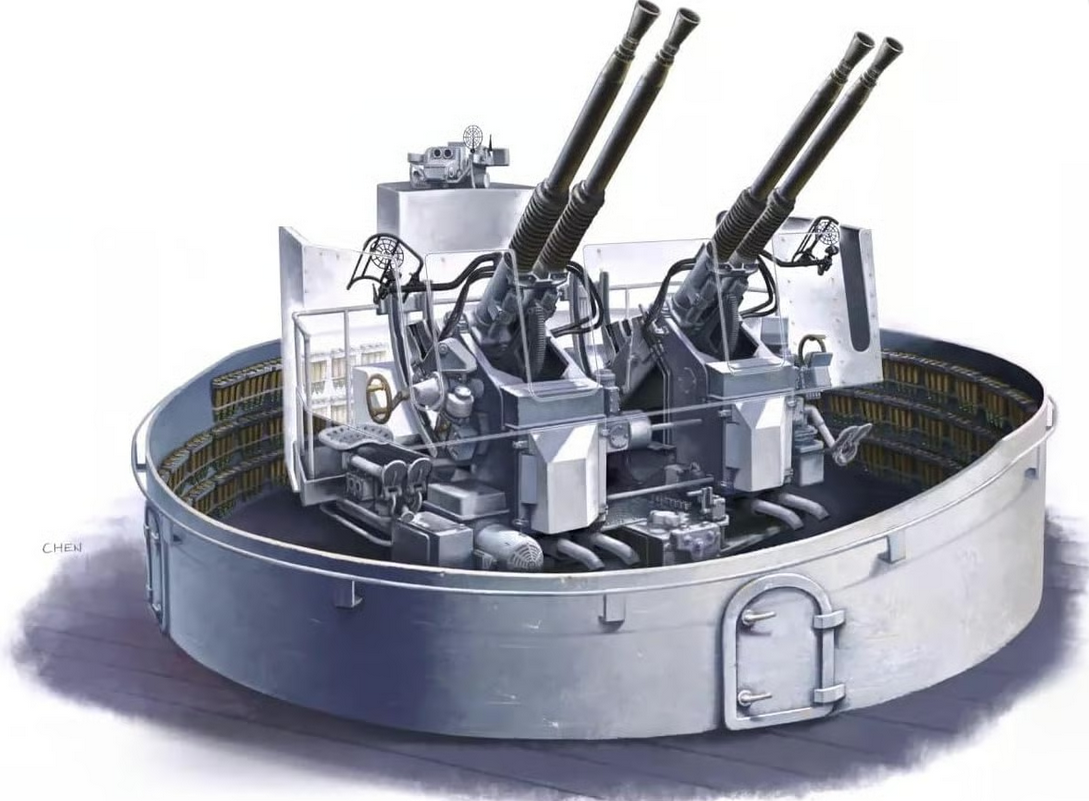 Zimi Models 1/35 US Navy 40mm Quadruple Bofors Model Kit ZM53001