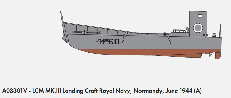 Airfix 1:76 LCM3 & Sherman Kits A03301V