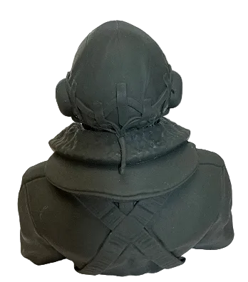 3D Printed WWII 1/6 Scale Plot - Head and Shoulders - Goggles Down