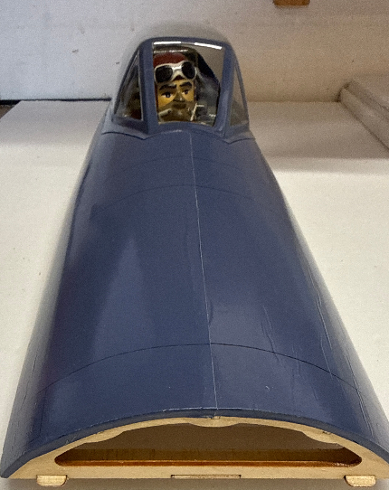 Black Horse Canopy/Pilot/Front Decking for Sea Fury 33cc