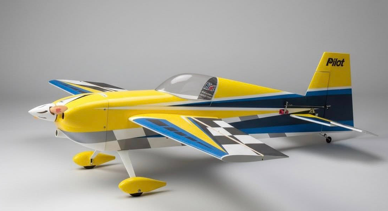 Pilot-RC Edge 540 39in Wingspan (Yellow/Blue/White - 02)