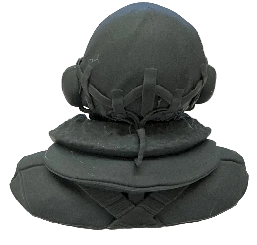 3D Printed WWII 1 Scale Plot - Head and Shoulders - Goggles down