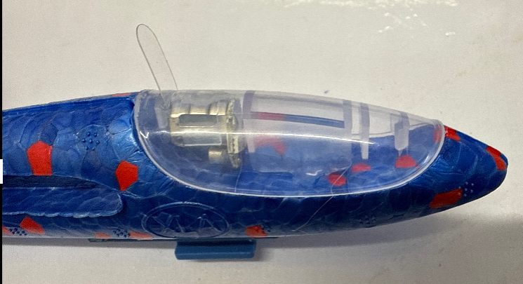 Airplane Gun Launcher Toy with Foam Blue Catapult Glider also fires foam darts included - Pair