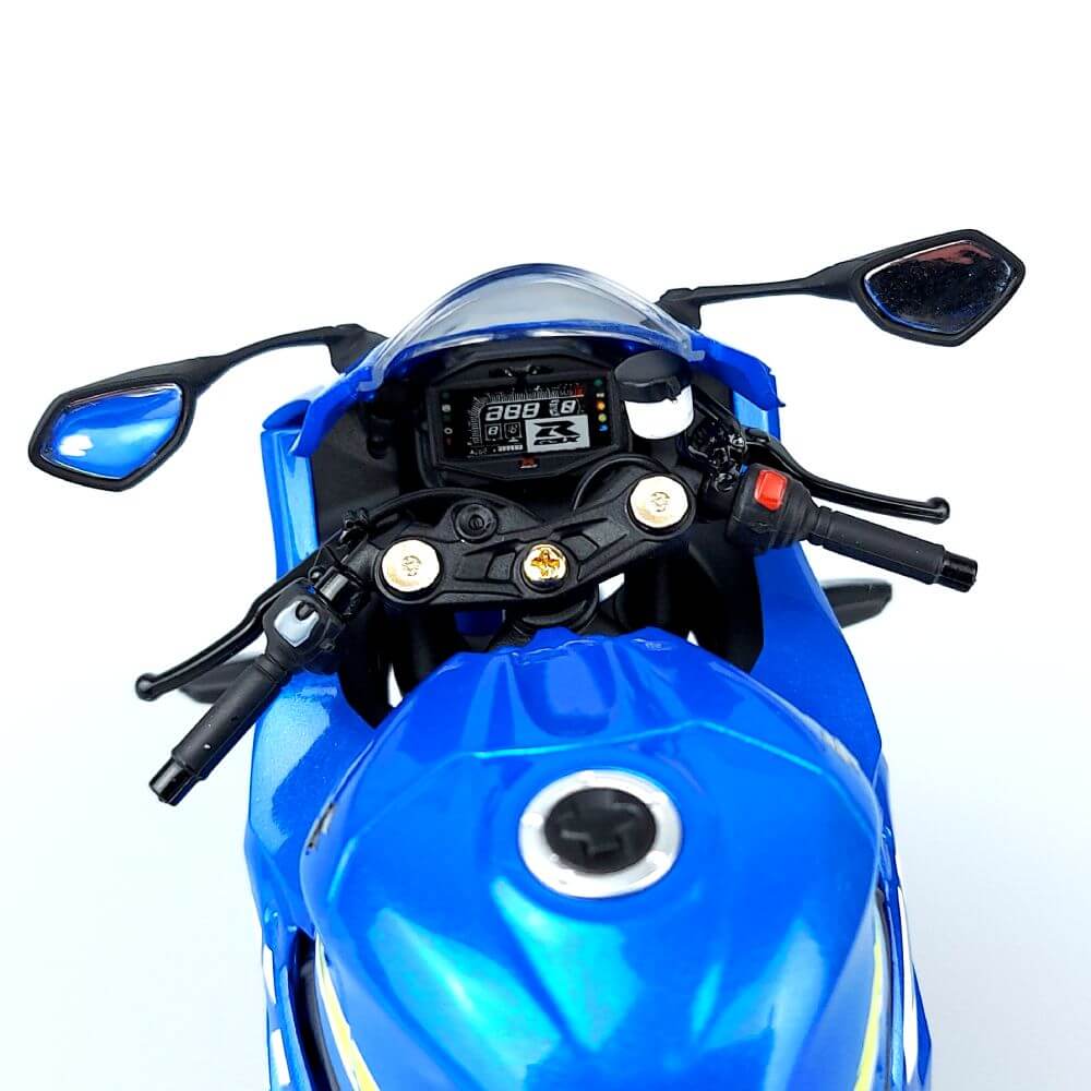 Suzuki GSX-R 1000 DIE-CAST Metal Model BIKE Blue 99000-79N12-R10