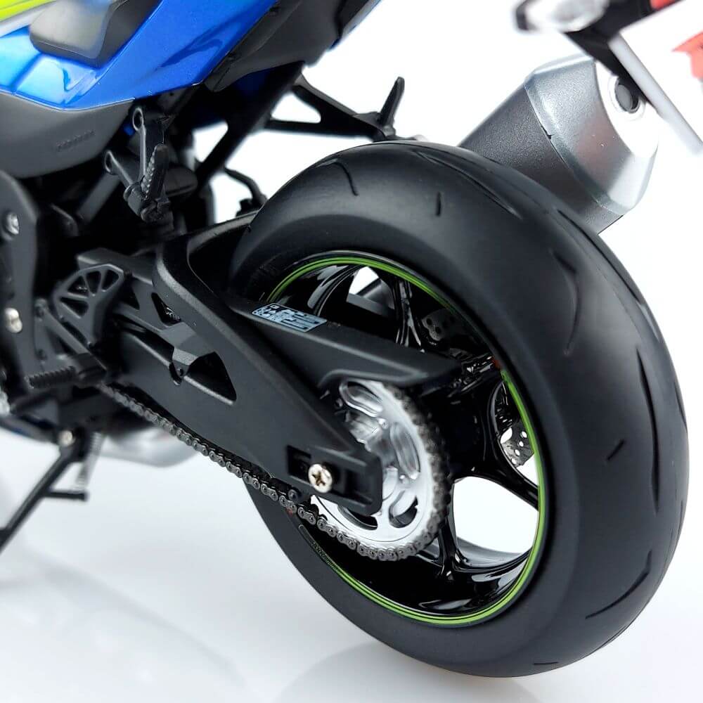 Suzuki GSX-R 1000 DIE-CAST Metal Model BIKE Blue 99000-79N12-R10