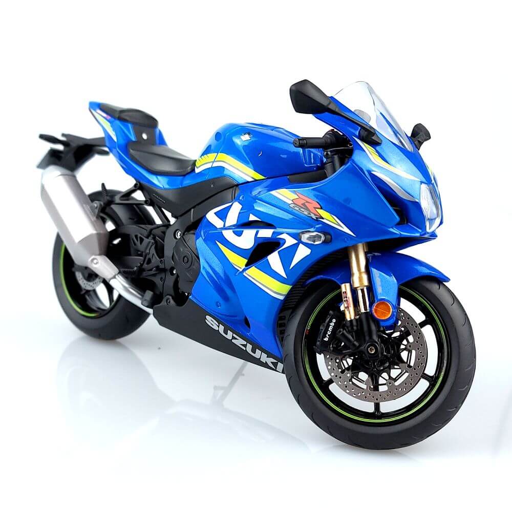 Suzuki GSX-R 1000 DIE-CAST Metal Model BIKE Blue 99000-79N12-R10