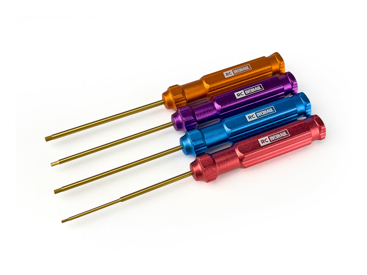 Hex Driver Set 1.5/2/2.5/3mm Coloured