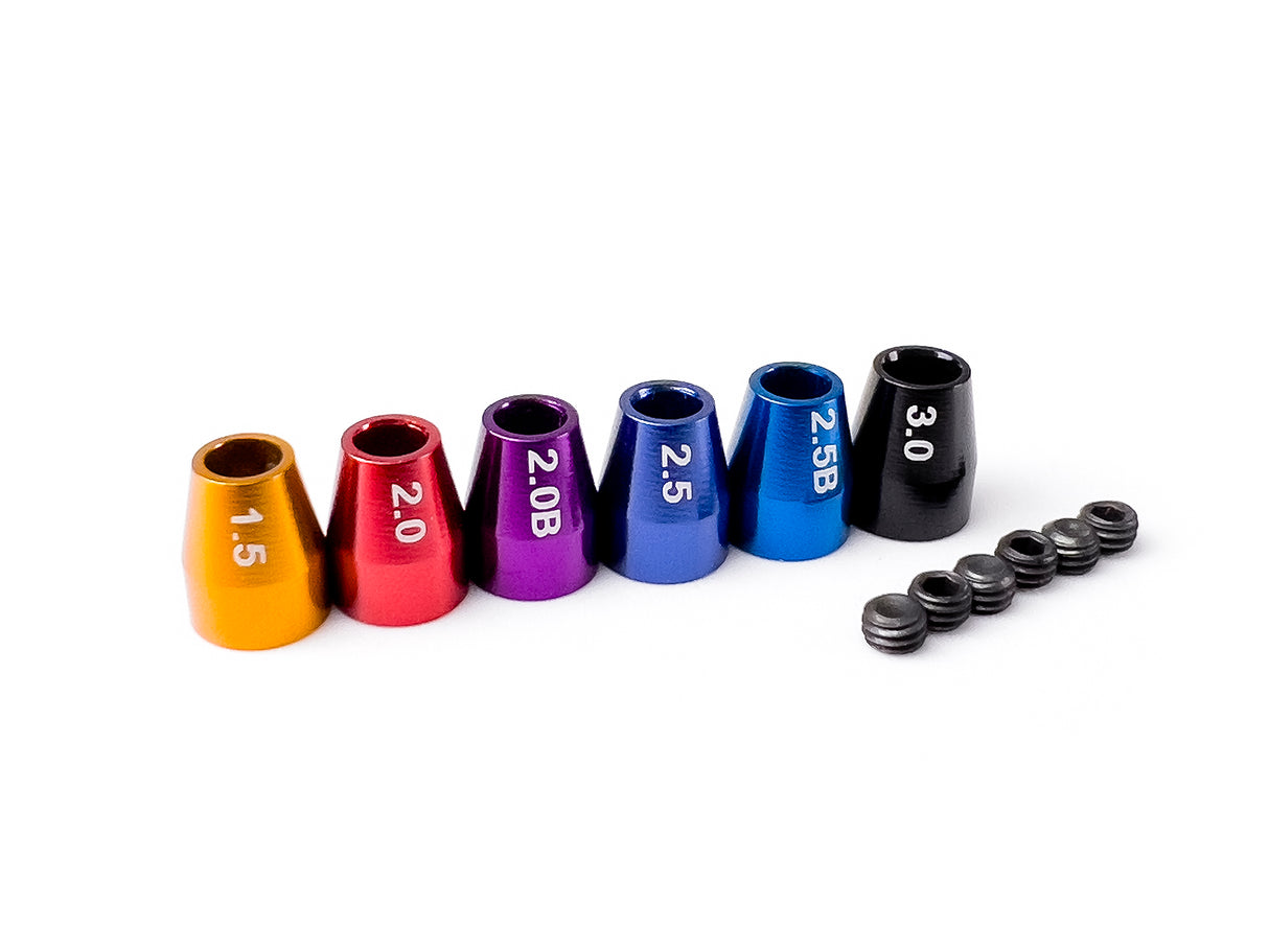 Hex Driver Size Guide Coloured Collar Set