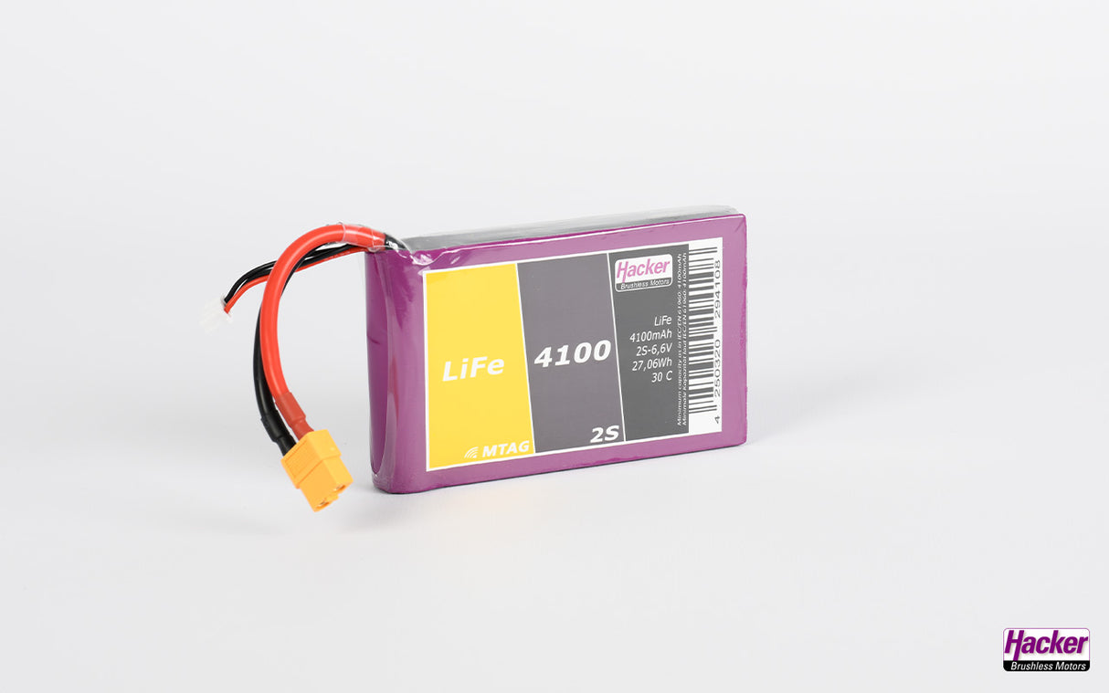 Hacker TopFuel LiFe 4100mAh 2S TopFuel 94100251 xt60