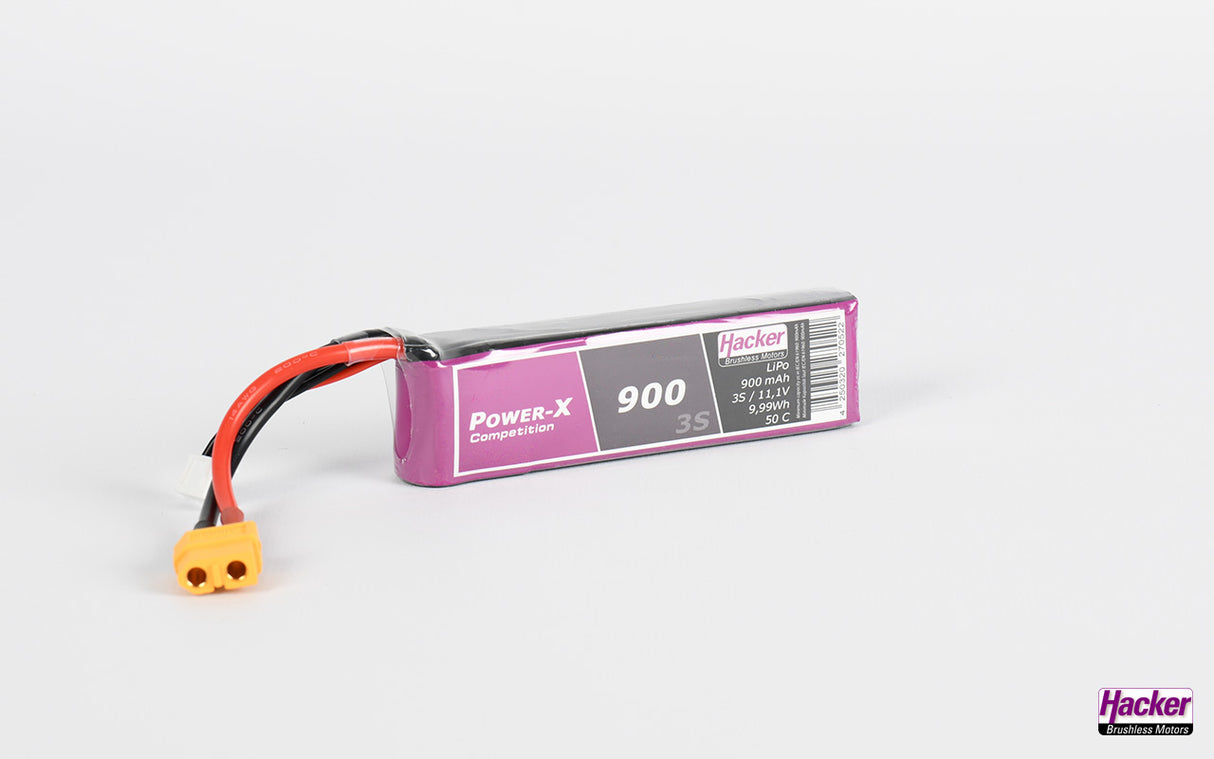 Hacker TopFuel LiPo 50C Power-X 900mAh 3S 90900361