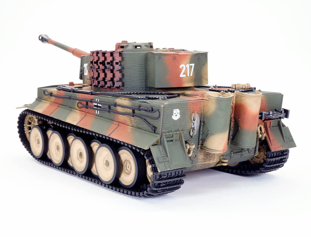 TAIGEN 1:24 TIGER 1 Infa Red BATTLE TANK MIDDLE VERSION- CAMO