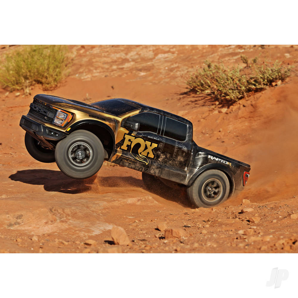 Traxxas Ford Raptor R Ultimate 1:10 Pro Scale 4WD Brushless Electric RTD Replica Truck - FOX Special Edition (+ TQi 2-ch/TSM/VXL-4S/Velineon 540XL/Clipless Body)