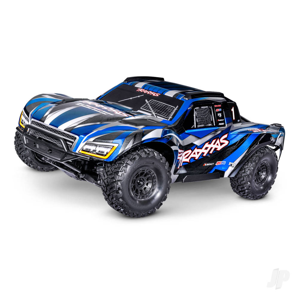 Maxx Slash 1:8 6S 4WD Short Course Truck Blue (+TQI 2-ch Link VXL-6S Velineon 2000kV TSM)