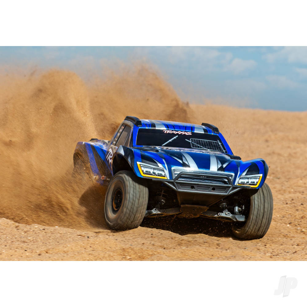 Traxxas Maxx Slash 1:8 6S 4WD Short Course Truck - FD Blue (+TQI 2-ch Link/VXL-6S/Velineon 2000kV/ TSM) FD - EX DISPLAY