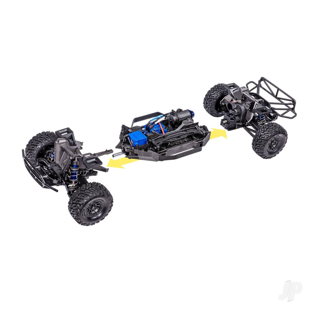 Traxxas Maxx Slash 1:8 6S 4WD Short Course Truck - FD Blue (+TQI 2-ch Link/VXL-6S/Velineon 2000kV/ TSM) FD - EX DISPLAY