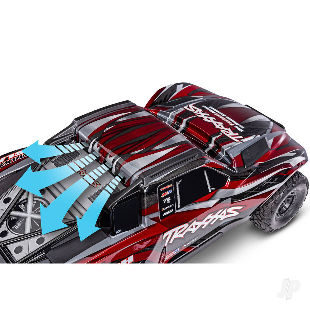 Traxxas Maxx Slash 1:8 6S 4WD Short Course Truck - Red (+TQI 2-ch Link - VXL-6S - Velineon 2000kV - TSM)  - EX-DISPLAY