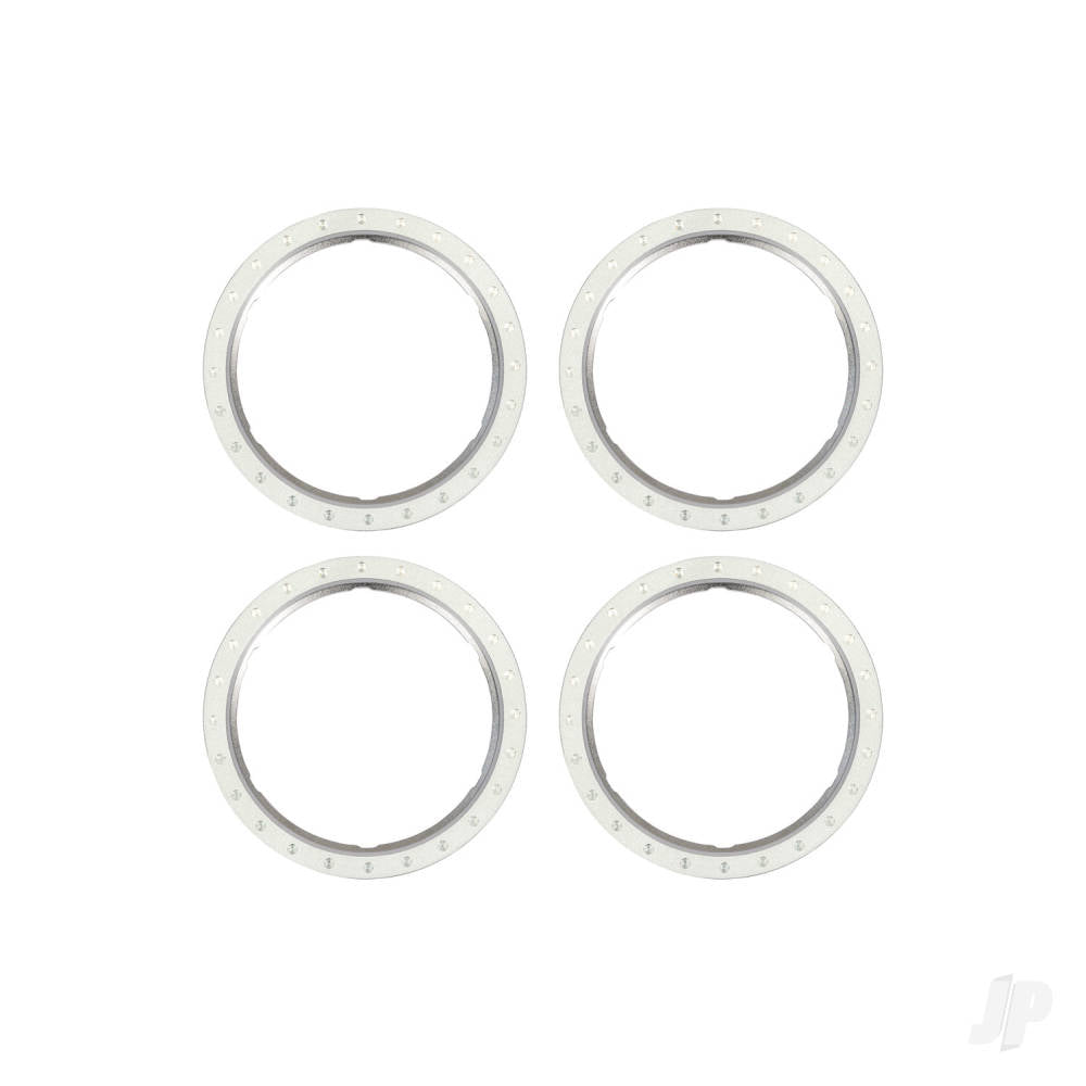 Beadlock rings silver (machined aluminium) (4)