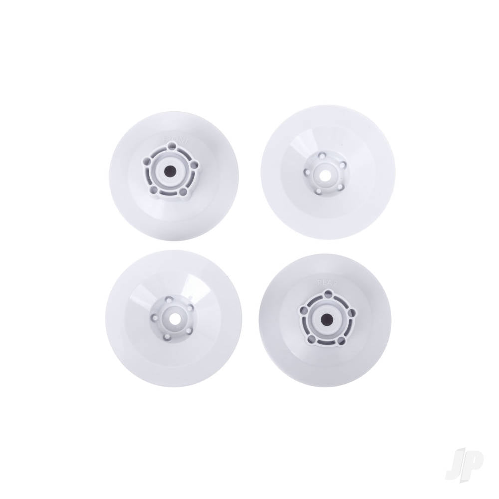 Wheel discs (white) (4)