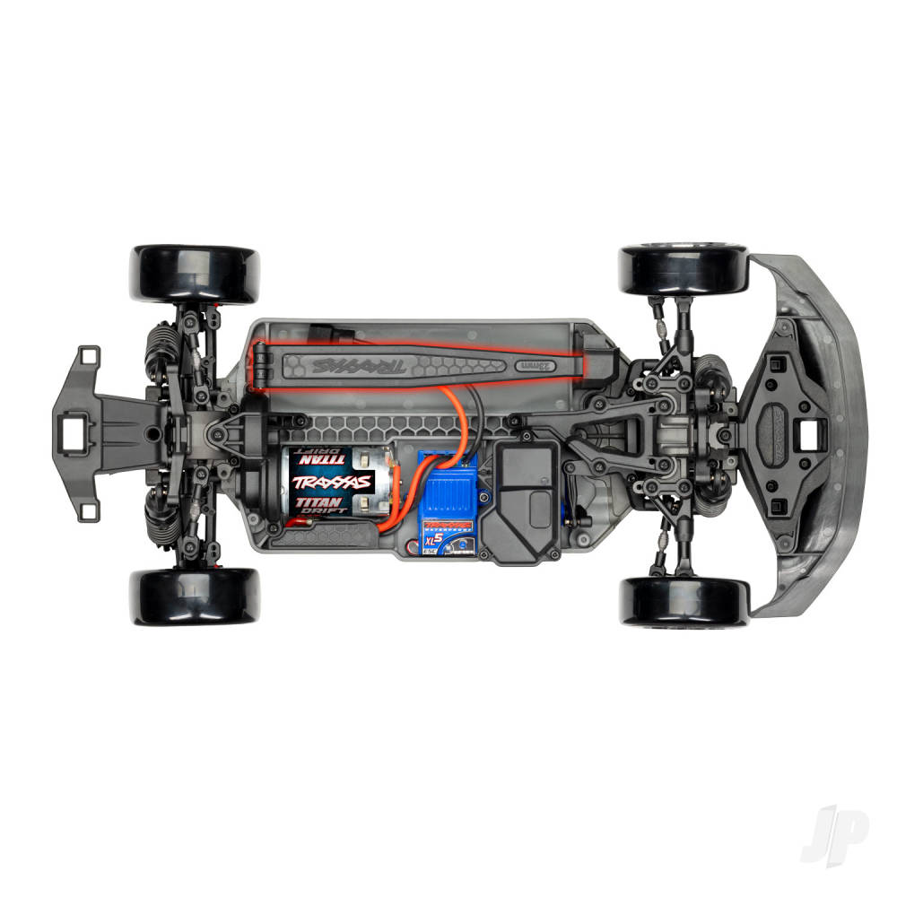 Traxxas 4-Tec Drift 2024 Ford Mustang 1:10 Electric 2WD/Red (+ TQi 3-ch/XL-5/Titan Drift 21T)