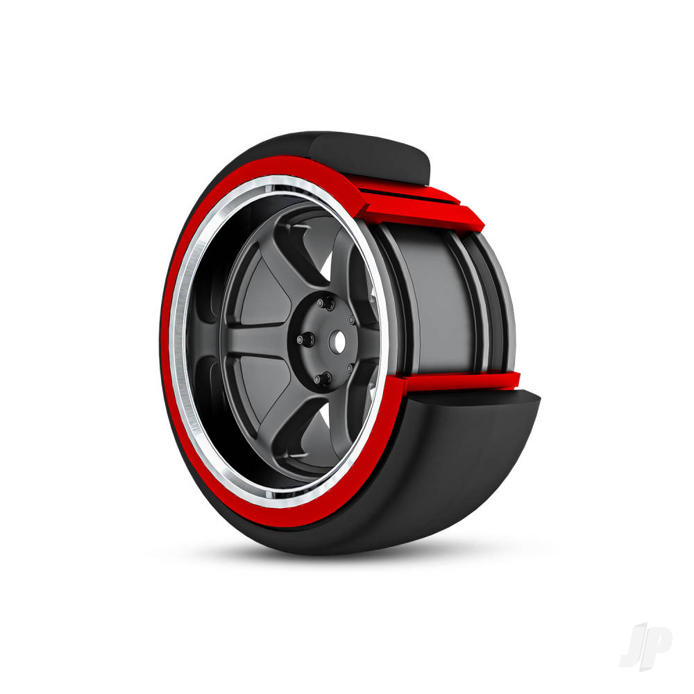 Traxxas 4-Tec Drift 2024 Ford Mustang 1:10 Electric 2WD/Red (+ TQi 3-ch/XL-5/Titan Drift 21T)