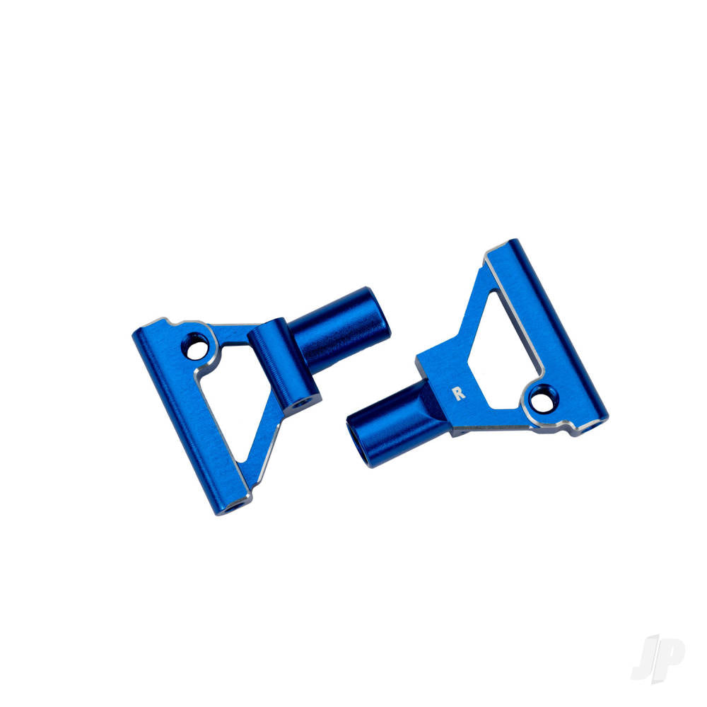 Suspension arms lower front 6061-T6 aluminium (blue-anodised) (left & right)/ 2.5x5mm BCS (with threadlock) (2)