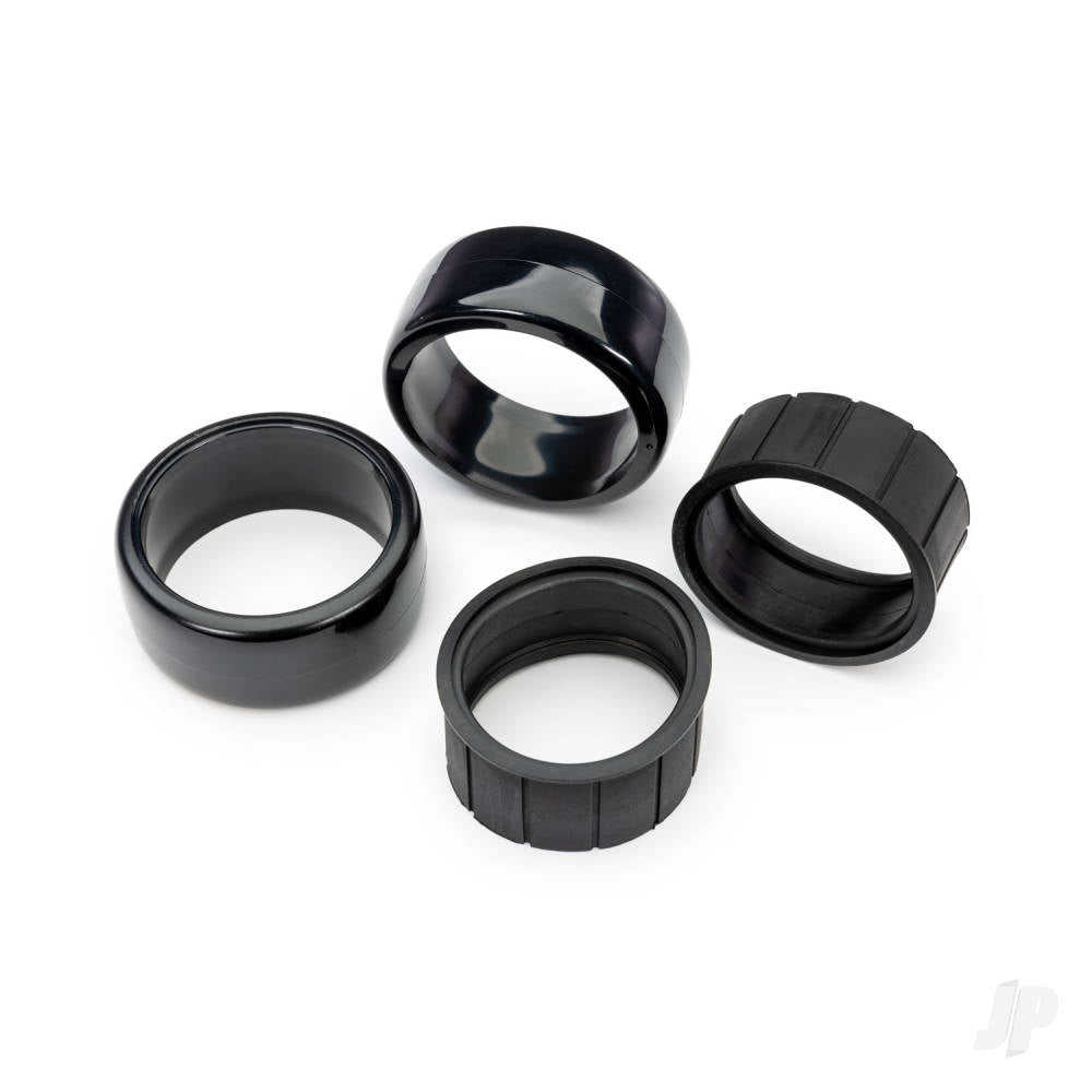 Tyres 1.9 Drift (1 dot hard rough surfaces) (rear) (2)/ rubber inserts (2)