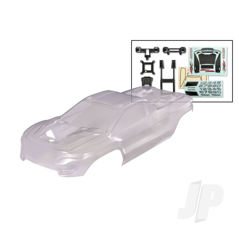 Traxxas Body Mini XRT (clear requires painting) / window masks / decal sheet