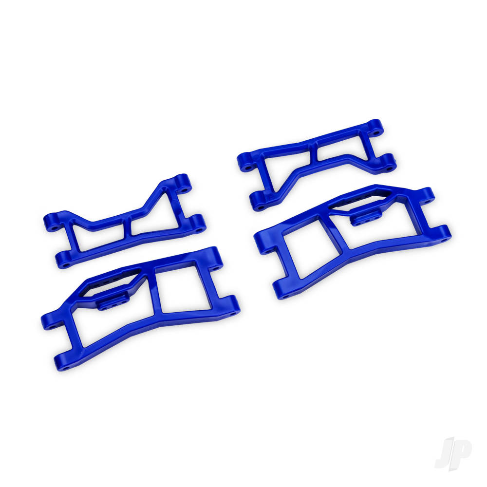 Traxxas Suspension arms rear (upper left (1) upper right (1) lower left (1) lower right (1)) (blue) (for use with #10790 Mini Maxx WideMaxx suspension kit)