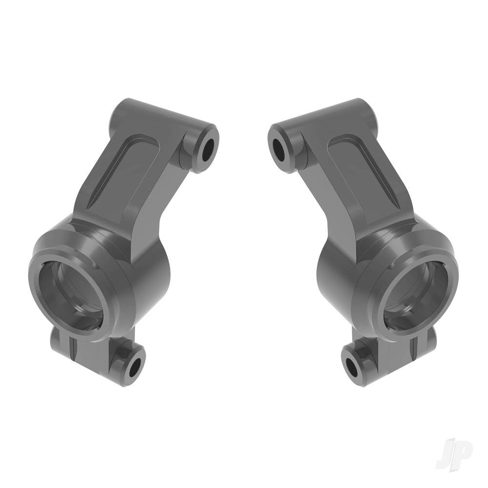 Carriers stub axle 6061-T6 aluminium (Grey-anodised) (left & right)