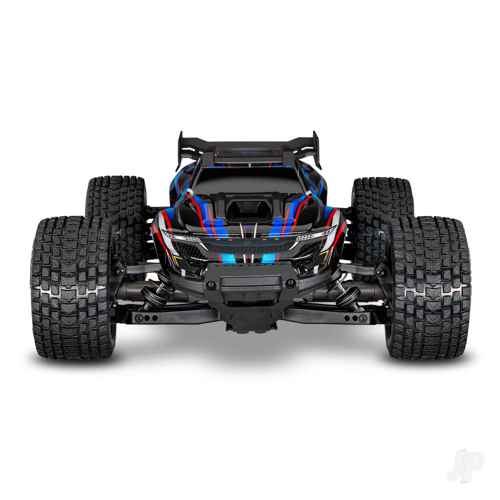 Mini XRT VXL-3S 4WD RTR Race Truck Blue (+ TQi 2-ch VXL-3S 2S LiPo USB-C Charger Clipless Body)