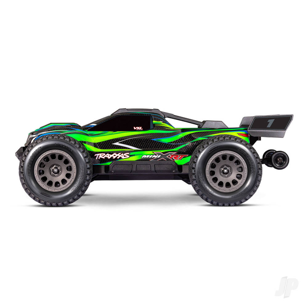 Mini XRT VXL-3S 4WD RTR Race Truck Green (+ TQi 2-ch VXL-3S 2S LiPo USB-C Charger Clipless Body)