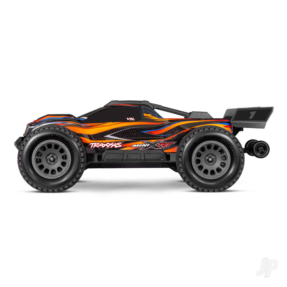 Mini XRT VXL-3S 4WD RTR Race Truck Orange (+ TQi 2-ch VXL-3S 2S LiPo USB-C Charger Clipless Body)