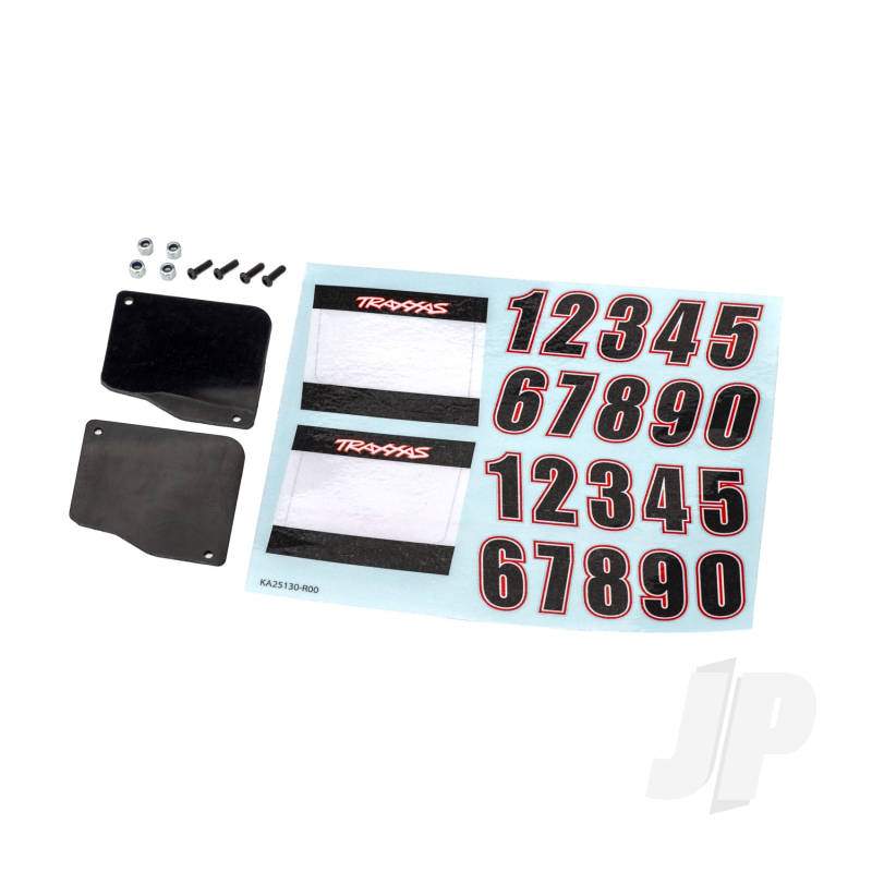 Traxxas Number Plates (L&R)
